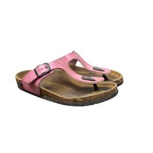 Birkenstock Gizeh Pink Thong Sandals Slides Narrow Fit Kid's 33 (2-2.5)